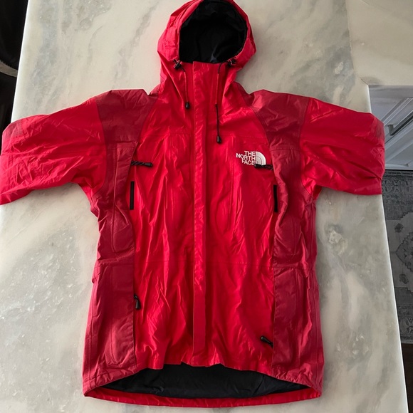 Vintage 90's The North Face Goretex Summit Series Red Black Parka Jacket - Picture 3 of 16